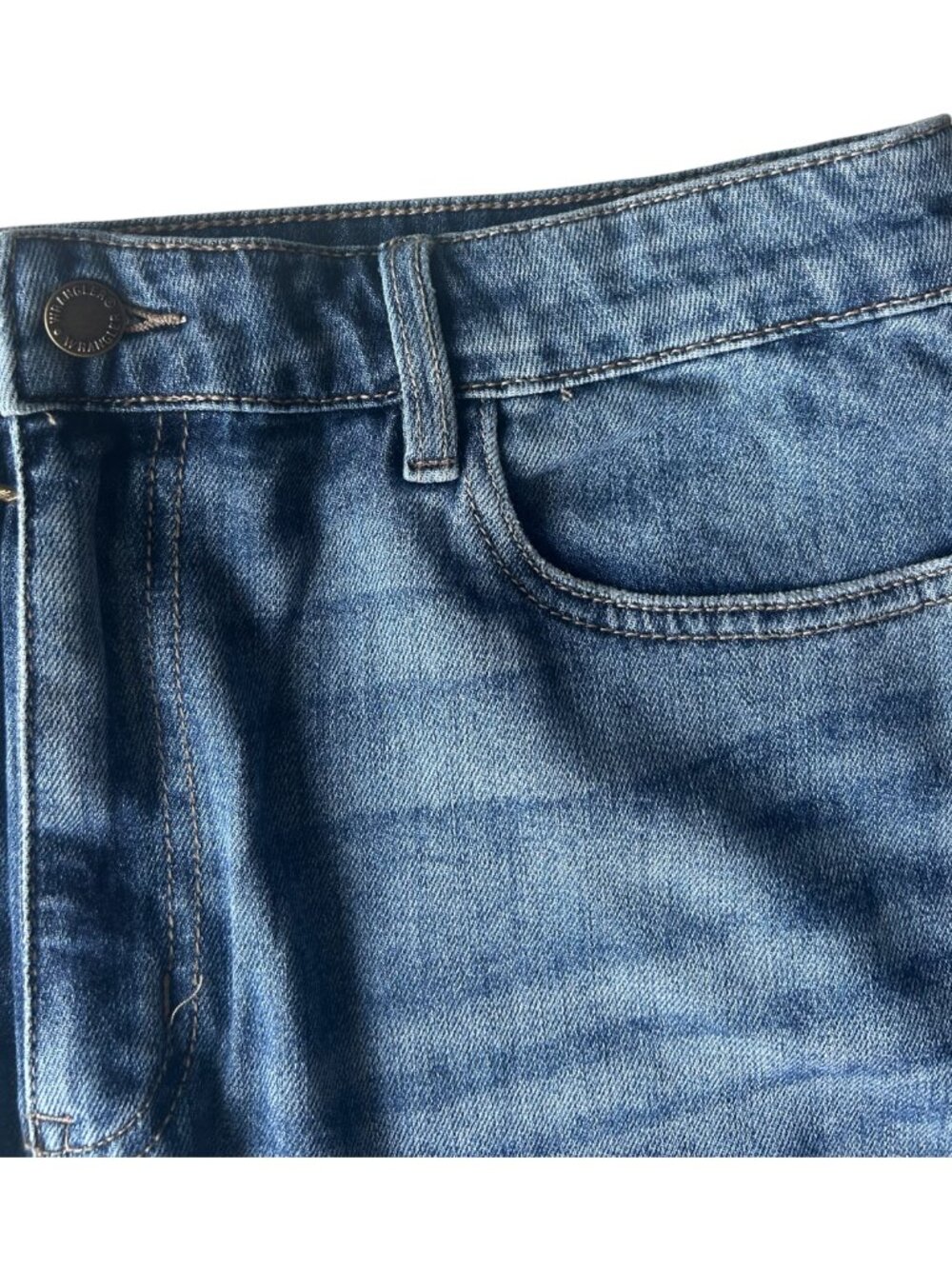 Wrangler Women's Denim Short Cotton High Rise Blue Size 14/32 - Picture 8 of 9